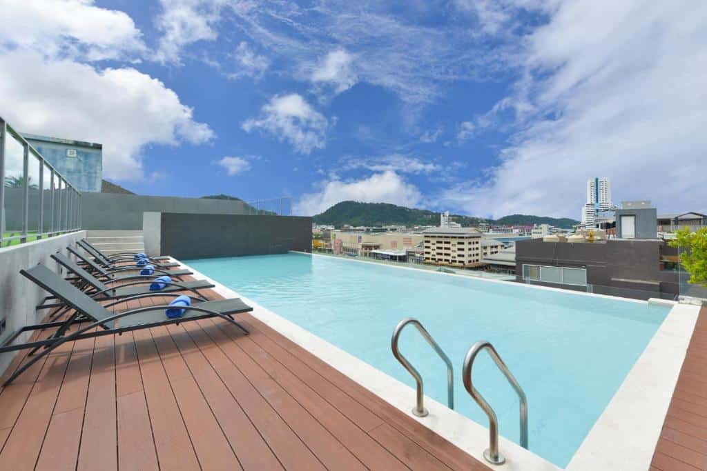 Rooftop swimming pool at Grace Patong Hotel Best Phuket Hotels with Rooftop Pools